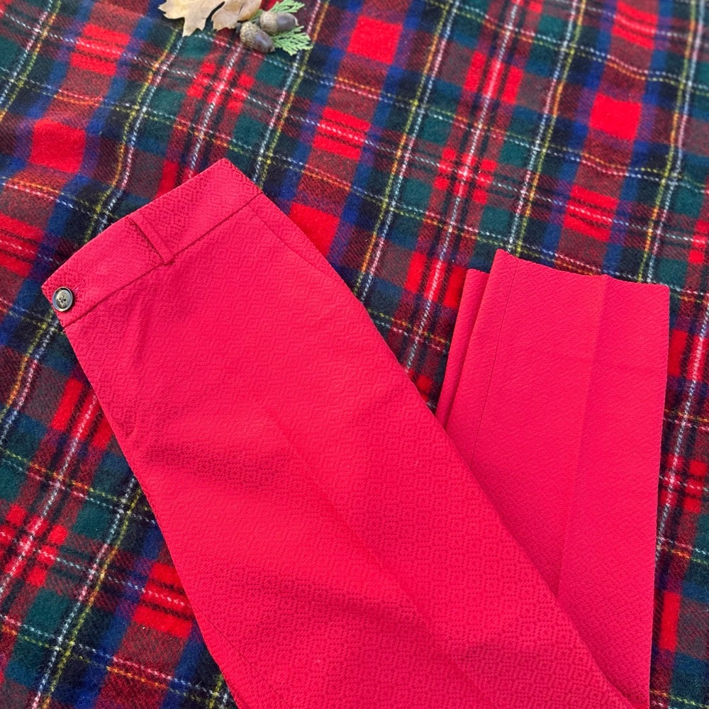 Banana Republic Camden Red Ankle Pants Size 4